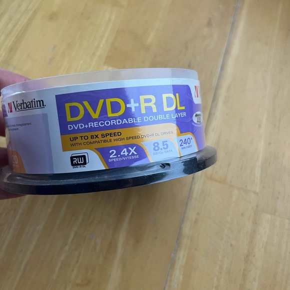 Purple DVD+R DL Discs - Picture 3 of 5